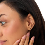 14k Moden X Design Diamond Studs Ferkos Fine Jewelry