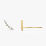 14k Diamond Crawler Studs Ferkos Fine Jewelry