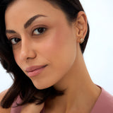 14k Multi Huggie Diamond Earrings Ferkos Fine Jewelry