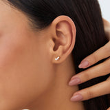 14k Marquise Shaped Diamond Mini Ear Climber Ferkos Fine Jewelry