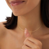 14k Single Shared Prong Diamond Cross Ferkos Fine Jewelry