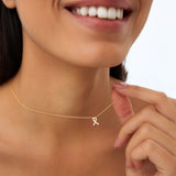 14k Diamond Ribbon Necklace Ferkos Fine Jewelry