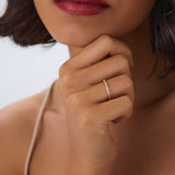 14k Half Baguette Half Round Diamond Eternity Band Ferkos Fine Jewelry