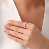 14k Marquise & Baguette Diamond Wedding Ring Ferkos Fine Jewelry