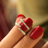 14k Petite Baguette Diamond Wedding Band Ferkos Fine Jewelry