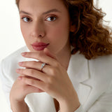 1.50 ctw 14k Round Lab Grown Diamond Three Stone Engagement Ring - Grace Ferkos Fine Jewelry