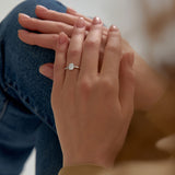 0.75 - 1.50 ctw 14k Bezel Setting Emerald Cut Lab Grown Diamond Engagement Ring - Anna Ferkos Fine Jewelry