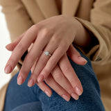 0.75 - 1.50 ctw 14k Bezel Setting Emerald Cut Lab Grown Diamond Engagement Ring - Anna Ferkos Fine Jewelry