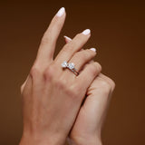 0.75 - 1.50 ctw 14k Four Prong Setting Round Shape Lab Grown Diamond Engagement Ring - Valerie Ferkos Fine Jewelry