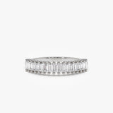 14k Baguette Diamond Wedding Band Ferkos Fine Jewelry