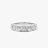 14K Baguette Diamond Wedding Ring Ferkos Fine Jewelry