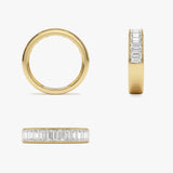 1.55 ctw 14k Channel Setting Baguette Lab Grown Diamond Anniversary Ring - Stella Ferkos Fine Jewelry