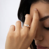 1.00 ctw 14k Emerald Cut Lab Grown Diamond Ring - Remi Ferkos Fine Jewelry