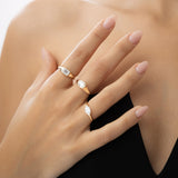 1.00 ctw 14k Oval Shape Lab Grown Diamond Ring - Amira Ferkos Fine Jewelry