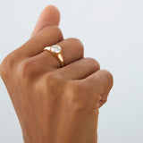 1.00 ctw 14k Round Shaped Lab Grown Diamond Ring - Alina Ferkos Fine Jewelry