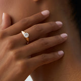 1.00 ctw 14k Round Shaped Lab Grown Diamond Ring - Alina Ferkos Fine Jewelry