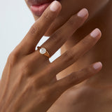 1.00 ctw 14k Round Shaped Lab Grown Diamond Ring - Alina Ferkos Fine Jewelry