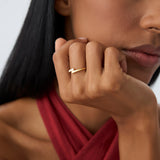 14k Bypass Gold & Pave Diamond Ring Ferkos Fine Jewelry