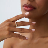 1.85 ctw Multi Shaped Lab Grown Full Eternity Diamond Wedding Ring - Reese Ferkos Fine Jewelry