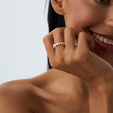 1.85 ctw Multi Shaped Lab Grown Full Eternity Diamond Wedding Ring - Reese Ferkos Fine Jewelry