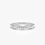 14k Asymetrical Baguette Diamonds Ring Ferkos Fine Jewelry