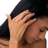 14K Infinity Knot Diamond Ring Ferkos Fine Jewelry