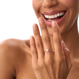 14K Pear-Shaped Diamond Wrap Ring Ferkos Fine Jewelry