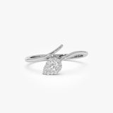 14K Pear-Shaped Diamond Wrap Ring Ferkos Fine Jewelry