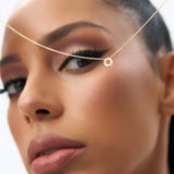 14K Gold Mini Diamond Circle Necklace Ferkos Fine Jewelry