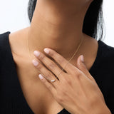 14K Gold Classic Trio Diamond Necklace Ferkos Fine Jewelry