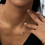 14K Gold Classic Trio Diamond Necklace Ferkos Fine Jewelry