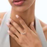14k Personalized Diamond Name Necklace  Ferkos Fine Jewelry