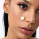 14k Solid Gold Diamond Letter Necklace Ferkos Fine Jewelry