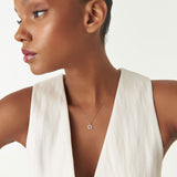 14k Star of David Round Diamond Necklace Ferkos Fine Jewelry