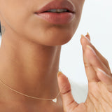 14k Gold Mini Heart Diamond Necklace Ferkos Fine Jewelry