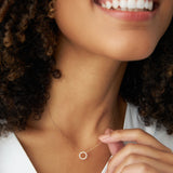 14k Diamond Circle of Life Necklace 0.25 ctw Ferkos Fine Jewelry