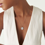 14k Diamond Shield Medallion Pendant Ferkos Fine Jewelry