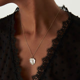 14k Diamond Shield Medallion Pendant Ferkos Fine Jewelry