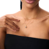 14K Asscher Cut Bezel Set Garnet Necklace Ferkos Fine Jewelry