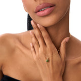 14K Cushion Cut Peridot Solitaire Necklace Ferkos Fine Jewelry