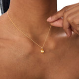 14k Pear Shape Citrine Solitaire Necklace Ferkos Fine Jewelry