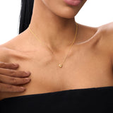 14K Gold Heart Shaped Citrine Layering Necklace Ferkos Fine Jewelry