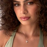 14k Diamond Petal Cluster Pendant Necklace Ferkos Fine Jewelry
