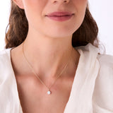 1.00 Ctw 14k Round Solitaire Lab Grown Diamond Classic Charm Necklace - Fania Ferkos Fine Jewelry