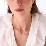 1.00 Ctw 14k Emerald Cut Lab Grown Diamond Classic Charm Necklace - Rina Ferkos Fine Jewelry