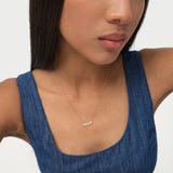 14K Pear Shape Lab Grown Cluster Diamond Necklace - Naya Ferkos Fine Jewelry
