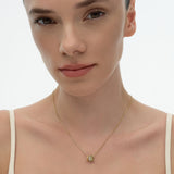 14k Mini Rondelle Charm in Lab Grown Diamond Ferkos Fine Jewelry