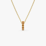 14k Citrine Rondelle Charm Ferkos Fine Jewelry