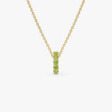 14k Peridot Rondelle Charm Ferkos Fine Jewelry