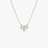 14K Marquise Lab Diamond Necklace - Hera 14K Gold Ferkos Fine Jewelry